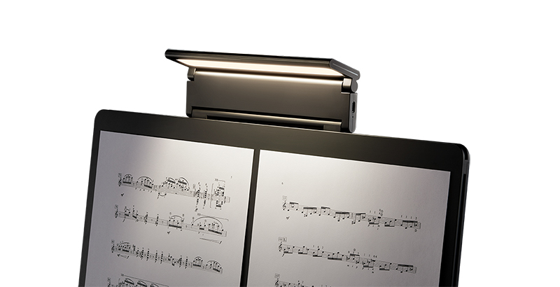 Ra90 high color rendering index to highlight more details on sheet music